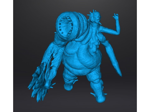 REREV SCAGDEAD MONSTER MINIATURE MODEL FOR HORROR OR FANTASY GAMES RPG DND 3D 打印模型