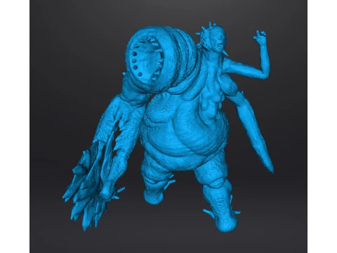 REREV SCAGDEAD MONSTER MINIATURE MODEL FOR HORROR OR FANTASY GAMES RPG DND 3D Print Model