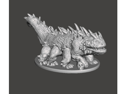 BASILISK MONSTER MINIATURE MODEL FOR FANTASY GAMES DND RPG 3D 打印模型