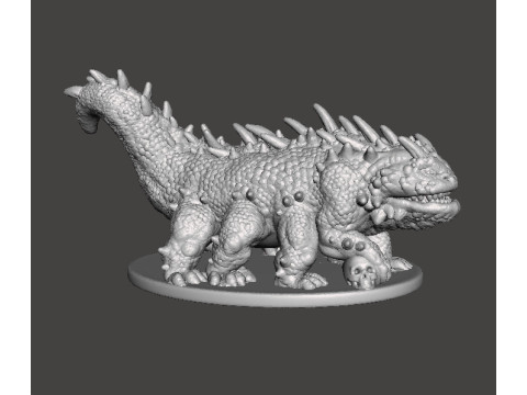 BASILISK MONSTER MINIATURE MODEL FOR FANTASY GAMES DND RPG Modelo de Impressão 3D
