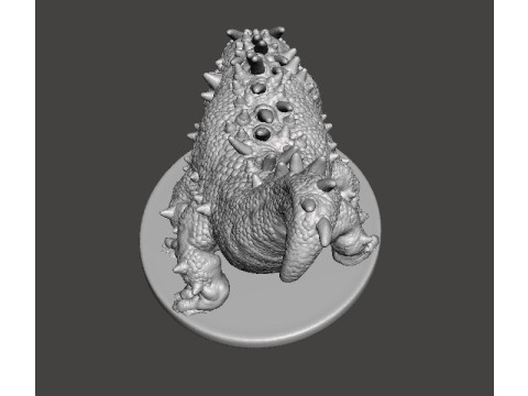 BASILISK MONSTER MINIATURE MODEL FOR FANTASY GAMES DND RPG Modelo de Impressão 3D