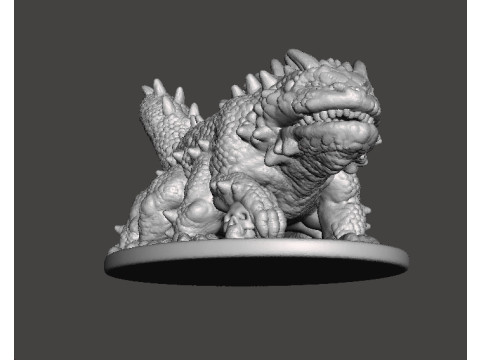 BASILISK MONSTER MINIATURE MODEL FOR FANTASY GAMES DND RPG Modelo de Impressão 3D