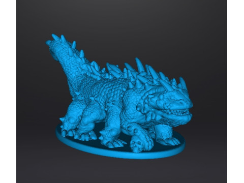 BASILISK MONSTER MINIATURE MODEL FOR FANTASY GAMES DND RPG Modelo de Impressão 3D