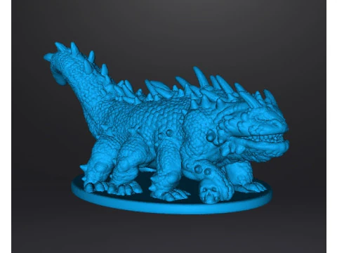 BASILISK MONSTER MINIATURE MODEL FOR FANTASY GAMES DND RPG 3D Print Model