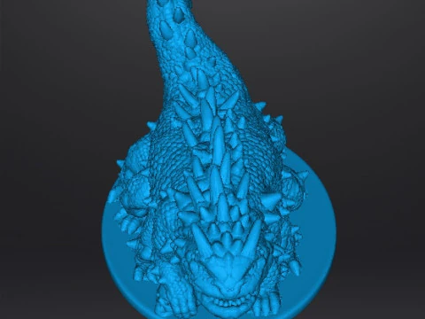 BASILISK MONSTER MINIATURE MODEL FOR FANTASY GAMES DND RPG 3D Print Model