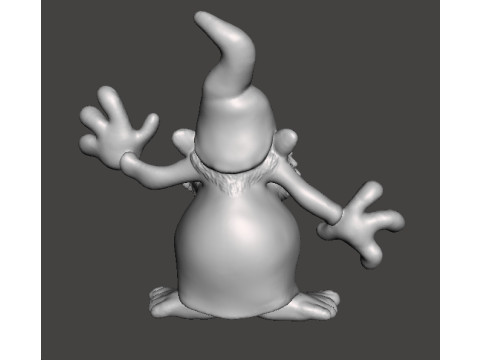 WIZARDS AVATAR THE GOOD WIZARD MINIATURE MODEL FOR FANTASY GAMES RPG DND 3D Baskı Modeli