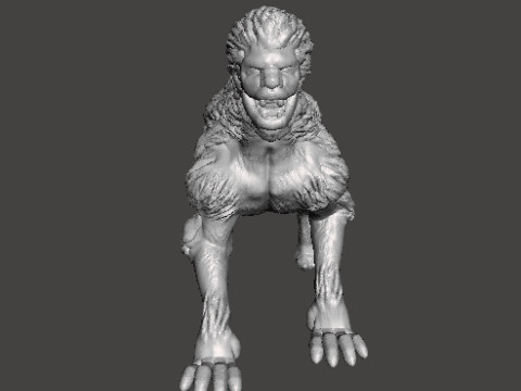 NEKKER MONSTER MINIATURE MODEL FOR HORROR AND FANTASY GAMES RPG DND 3Dプリントモデル