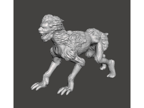 NEKKER MONSTER MINIATURE MODEL FOR HORROR AND FANTASY GAMES RPG DND 3Dプリントモデル