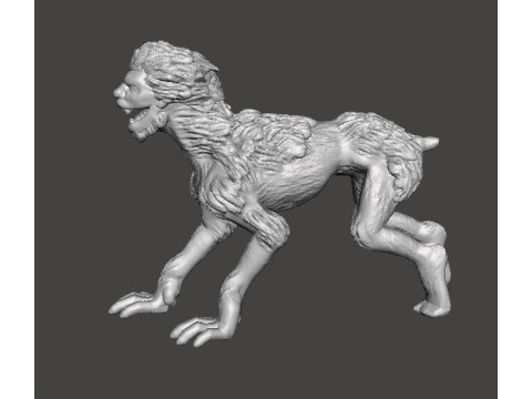 NEKKER MONSTER MINIATURE MODEL FOR HORROR AND FANTASY GAMES RPG DND 3Dプリントモデル