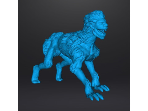 NEKKER MONSTER MINIATURE MODEL FOR HORROR AND FANTASY GAMES RPG DND 3Dプリントモデル