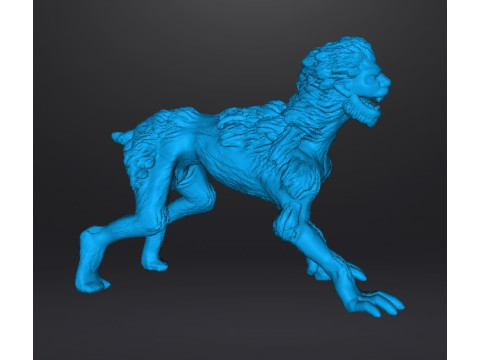 NEKKER MONSTER MINIATURE MODEL FOR HORROR AND FANTASY GAMES RPG DND 3Dプリントモデル