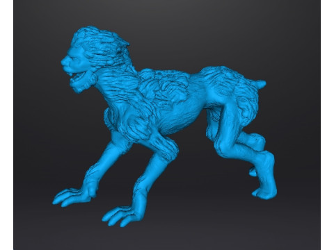 NEKKER MONSTER MINIATURE MODEL FOR HORROR AND FANTASY GAMES RPG DND 3Dプリントモデル