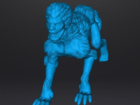 NEKKER MONSTER MINIATURE MODEL FOR HORROR AND FANTASY GAMES RPG DND 3Dプリントモデル