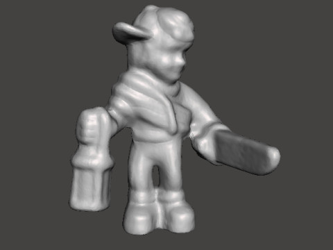 MIGHTYMAX MAX HERO WITH SWORD AND LANTERN 1992 PVC FIGURE MINIATURE TOY Modelo de impresión 3D