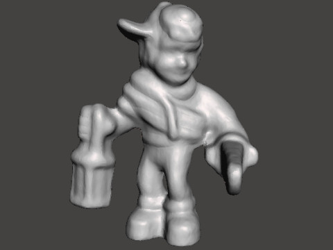MIGHTYMAX MAX HERO WITH SWORD AND LANTERN 1992 PVC FIGURE MINIATURE TOY 3D Baskı Modeli