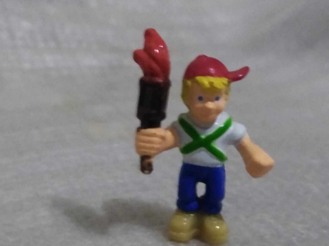 MIGHTYMAX MAX HERO WITH TORCH 1992 PVC FIGURE MINIATURE TOY 3D 프린트 모델