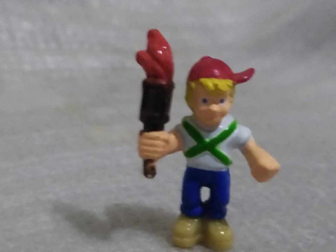 MIGHTYMAX MAX HERO WITH TORCH 1992 PVC FIGURE MINIATURE TOY 3D Print Model