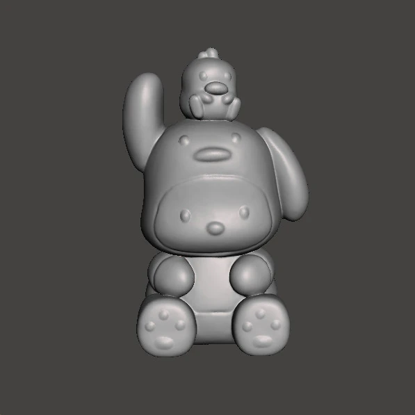 DUCKIE POCHACCO IN DUCK SUIT PVC FIGURE MODEL TOY SCULPTURE 3D Print Model .c4d .max .obj .3ds .fbx .stl .blend 