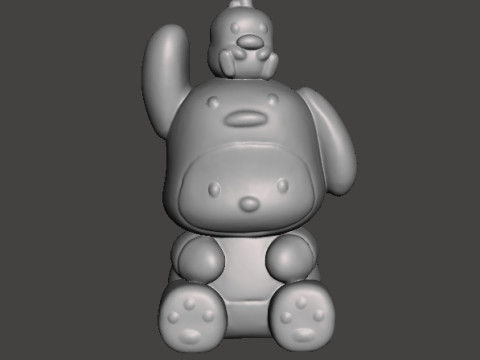 DUCKIE POCHACCO IN DUCK SUIT PVC FIGURE MODEL TOY SCULPTURE 3D Print Model