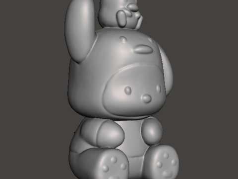 DUCKIE POCHACCO IN DUCK SUIT PVC FIGURE MODEL TOY SCULPTURE 3Dプリントモデル