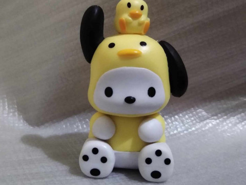 DUCKIE POCHACCO IN DUCK SUIT PVC FIGURE MODEL TOY SCULPTURE 3Dプリントモデル