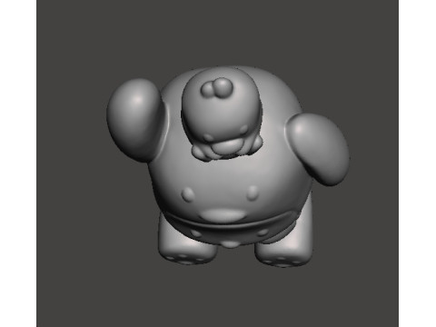 DUCKIE POCHACCO IN DUCK SUIT PVC FIGURE MODEL TOY SCULPTURE 3Dプリントモデル