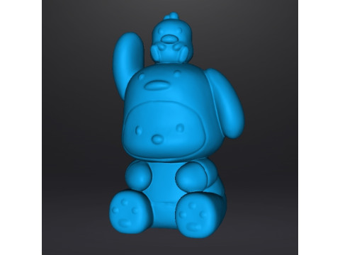 DUCKIE POCHACCO IN DUCK SUIT PVC FIGURE MODEL TOY SCULPTURE 3Dプリントモデル