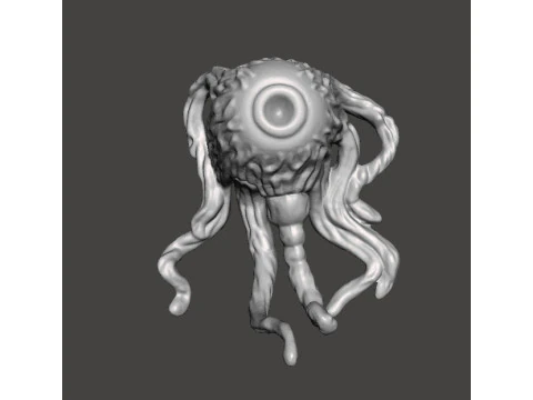 MIGHTYMAX 独眼巨人之眼 1992 年 PVC 人物微型玩具 3D 打印模型