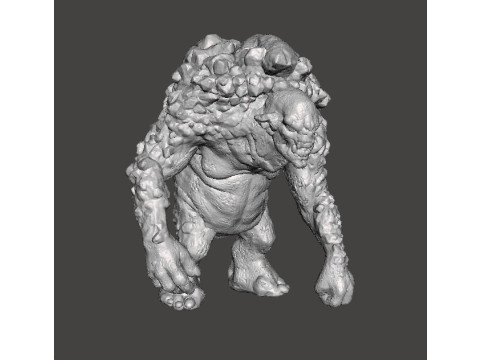 ROCK TROLL MONSTER MINIATURE MODEL FOR FANTASY GAMES RPG DND 3Dプリントモデル