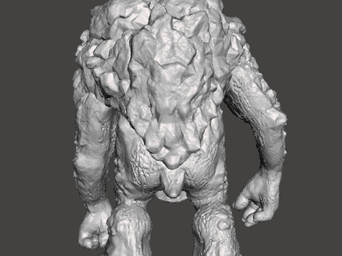 ROCK TROLL MONSTER MINIATURE MODEL FOR FANTASY GAMES RPG DND 3D Принт Модель