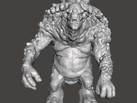 ROCK TROLL MONSTER MINIATURE MODEL FOR FANTASY GAMES RPG DND 3D Принт Модель