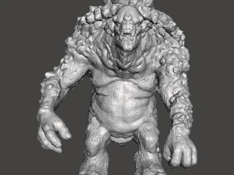 ROCK TROLL MONSTER MINIATURE MODEL FOR FANTASY GAMES RPG DND 3D Print Model