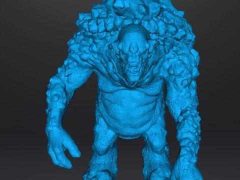 ROCK TROLL MONSTER MINIATURE MODEL FOR FANTASY GAMES RPG DND 3D Print Model