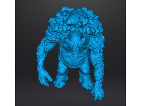 ROCK TROLL MONSTER MINIATURE MODEL FOR FANTASY GAMES RPG DND 3D Принт Модель