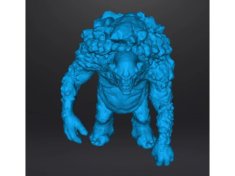 ROCK TROLL MONSTER MINIATURE MODEL FOR FANTASY GAMES RPG DND 3D Print Model