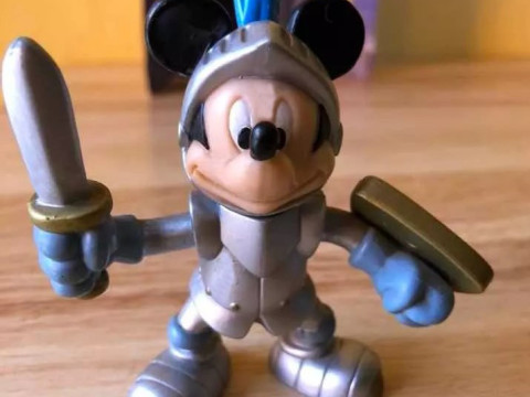 MICKEY MEDIEVAL KNIGHT FANTASY PVC FIGURE MODEL TOY SCULPTURE 3D 打印模型
