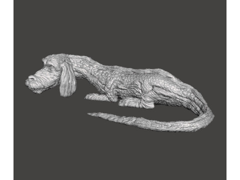 NEVERENDING STORY FALKOR THE LUCK DRAGON FIGURE MODEL RPG DND 3D Print Model