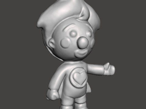 PLIM PLIM THE LITTLE CLOWN PVC FIGURE MODEL TOY SCULPTURE 3D Baskı Modeli