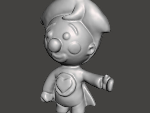 PLIM PLIM THE LITTLE CLOWN PVC FIGURE MODEL TOY SCULPTURE 3D Baskı Modeli