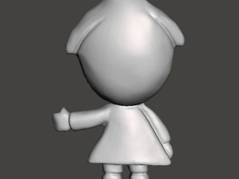 PLIM PLIM EL PEQUE&Ntilde;O PAYASO PVC FIGURA MODELO ESCULTURA DE JUGUETE Modelo de impresión 3D