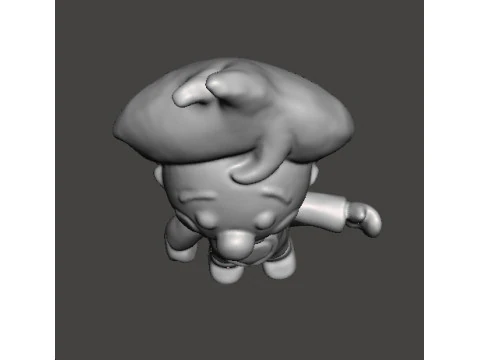 PLIM PLIM EL PEQUE&Ntilde;O PAYASO PVC FIGURA MODELO ESCULTURA DE JUGUETE Modelo de impresión 3D