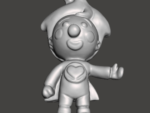 PLIM PLIM THE LITTLE CLOWN PVC FIGURE MODEL TOY SCULPTURE 3D Baskı Modeli