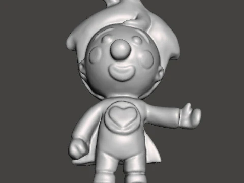 PLIM PLIM EL PEQUE&Ntilde;O PAYASO PVC FIGURA MODELO ESCULTURA DE JUGUETE Modelo de impresión 3D