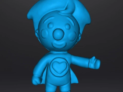 PLIM PLIM EL PEQUE&Ntilde;O PAYASO PVC FIGURA MODELO ESCULTURA DE JUGUETE Modelo de impresión 3D