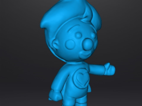 PLIM PLIM THE LITTLE CLOWN PVC FIGURE MODEL TOY SCULPTURE 3D Baskı Modeli