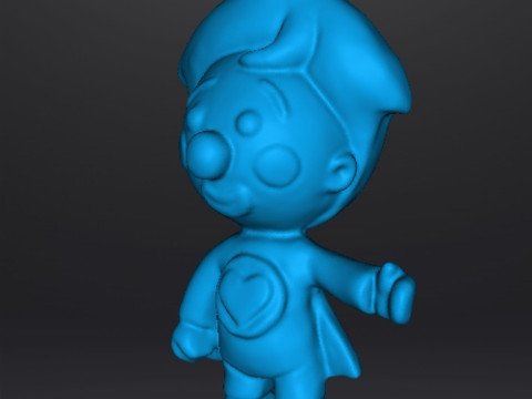PLIM PLIM THE LITTLE CLOWN PVC FIGURE MODEL TOY SCULPTURE 3D Baskı Modeli