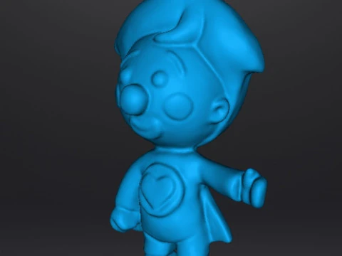 PLIM PLIM EL PEQUE&Ntilde;O PAYASO PVC FIGURA MODELO ESCULTURA DE JUGUETE Modelo de impresión 3D