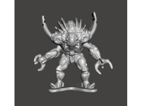 POWER RANGERS ARGENTO CORNA MOSTRO FIGURA IN PVC MODELLO GIOCATTOLO Modello di stampa 3D