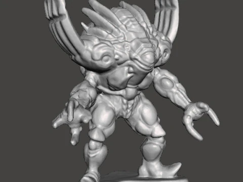 POWER RANGERS ARGENTO CORNA MOSTRO FIGURA IN PVC MODELLO GIOCATTOLO Modello di stampa 3D