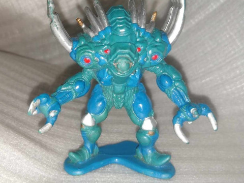 POWER RANGERS SILVER HORNS MONSTER PVC FIGURE MODEL TOY Model do druku 3D